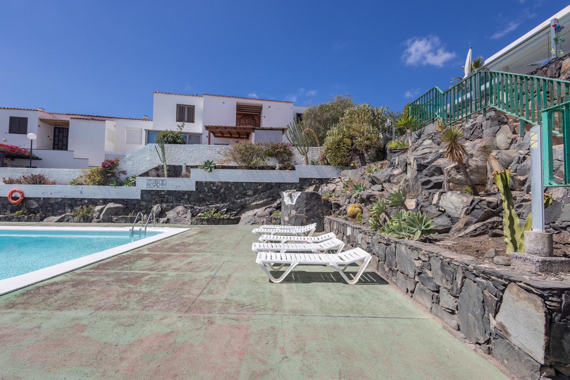 Playa Del Aguila Bungalow Con Terraza Solarium Maspalomas  Eksteriør billede