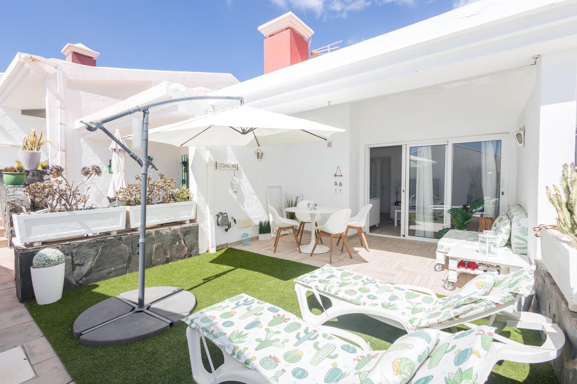 Playa Del Aguila Bungalow Con Terraza Solarium Maspalomas  Eksteriør billede