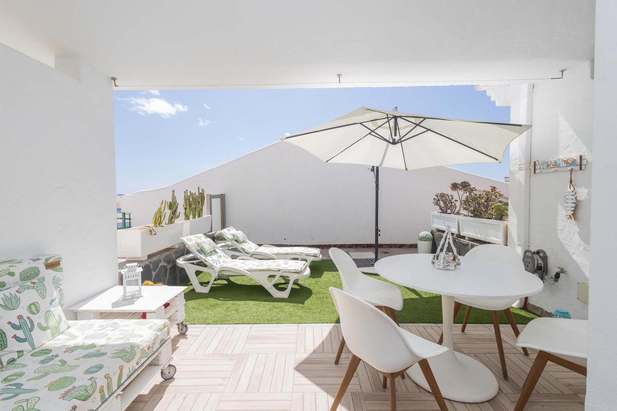 Playa Del Aguila Bungalow Con Terraza Solarium Maspalomas  Eksteriør billede